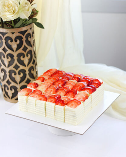 Strawberry Cake Slices
