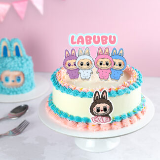 Labubu Topper Cake