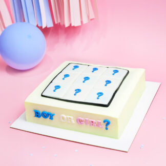 Gender Reveal Game Cake