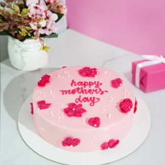 Pink Mother's Day Cake
